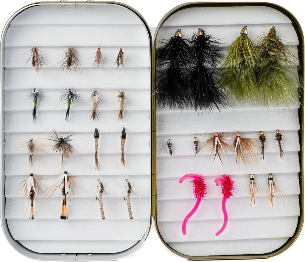 Fly Fishing Flies - Fly Fishing Accessories - Fishing Kit, Trout Lures, - Image 9