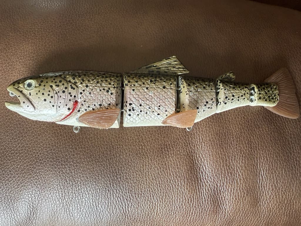 Hinkle Trout Early 2000s Large Swimming Trout Swimbait - Image 1