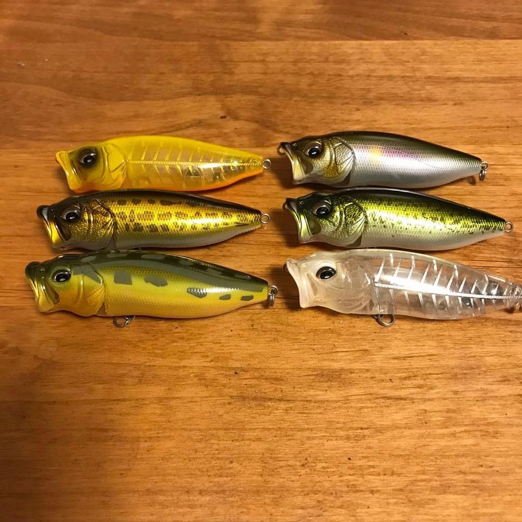 Megabass Popmax 6pcs Set Hard Lures Topwater Baits Fishing Accessories - Image 2