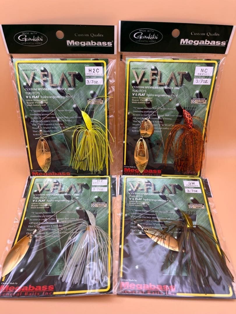 Fishing Lure 16-9 V-FLAT Spinnerbait Set of 4 3/7oz Japan Limited 1999-2004 - Image 22