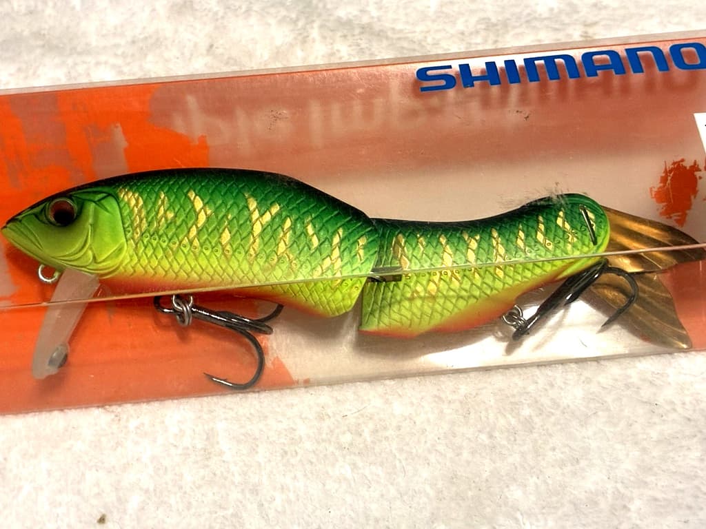 NIB JDM Shimano Triple Impact 120 Fire Tiger Swimbait Wakebait Bass Fishing Lure - Image 3