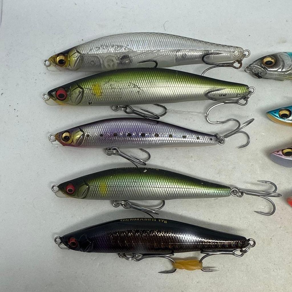 Megabass Lure Set of 9 Takara Genma Homura Travis Fishing Accessories - Image 2