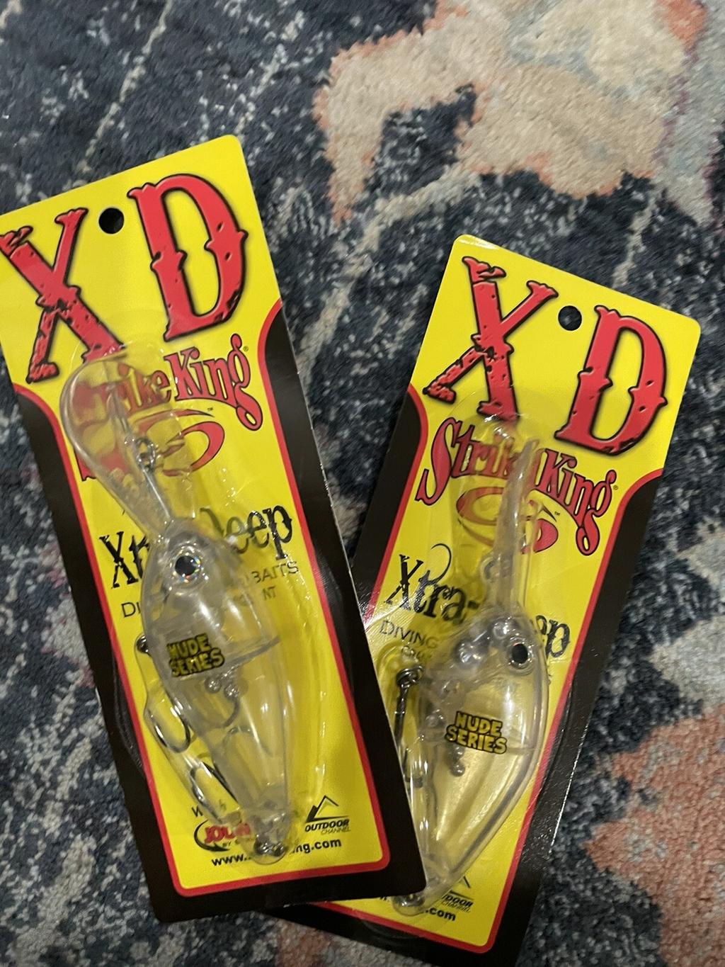 2X Strike King Crankbait HC8XD-U Nude Clear Unpainted Extra Deep Diving Lure - Image 4