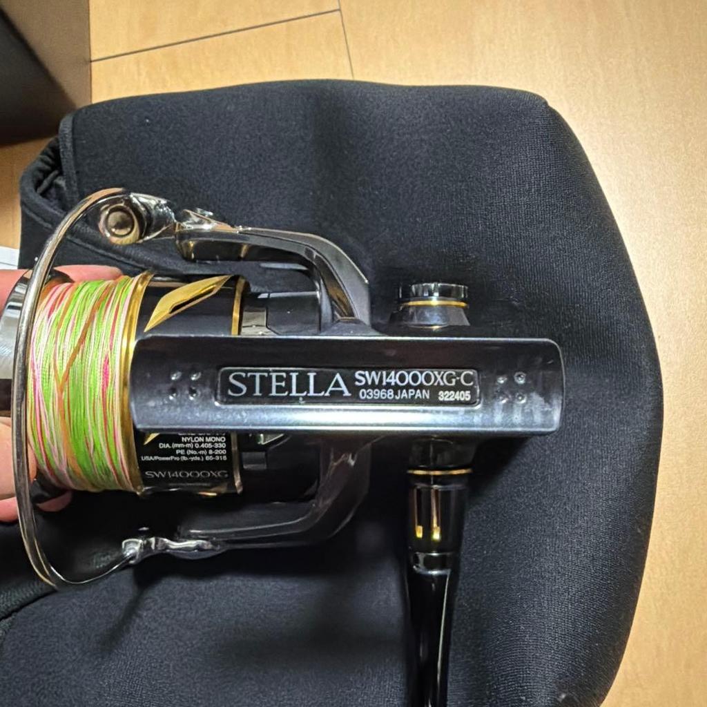 Shimano Stella SW 14000G Spinning Reel Line Included Used Excellent Condition - Image 5