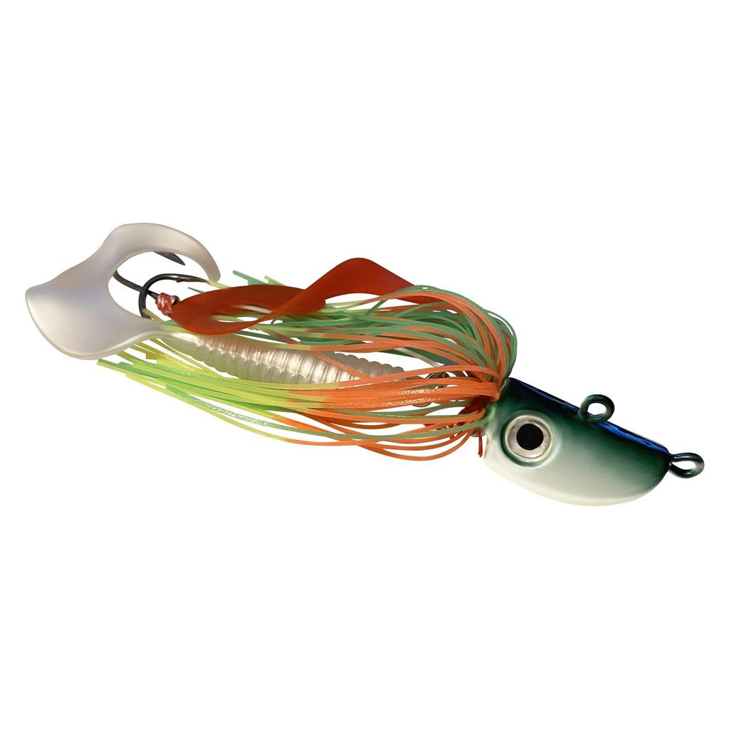 4 New Bearded Buzzbait Bucktail Saltwater Jigs Flounder, Fluke, Bass, Bluefis... - Image 5
