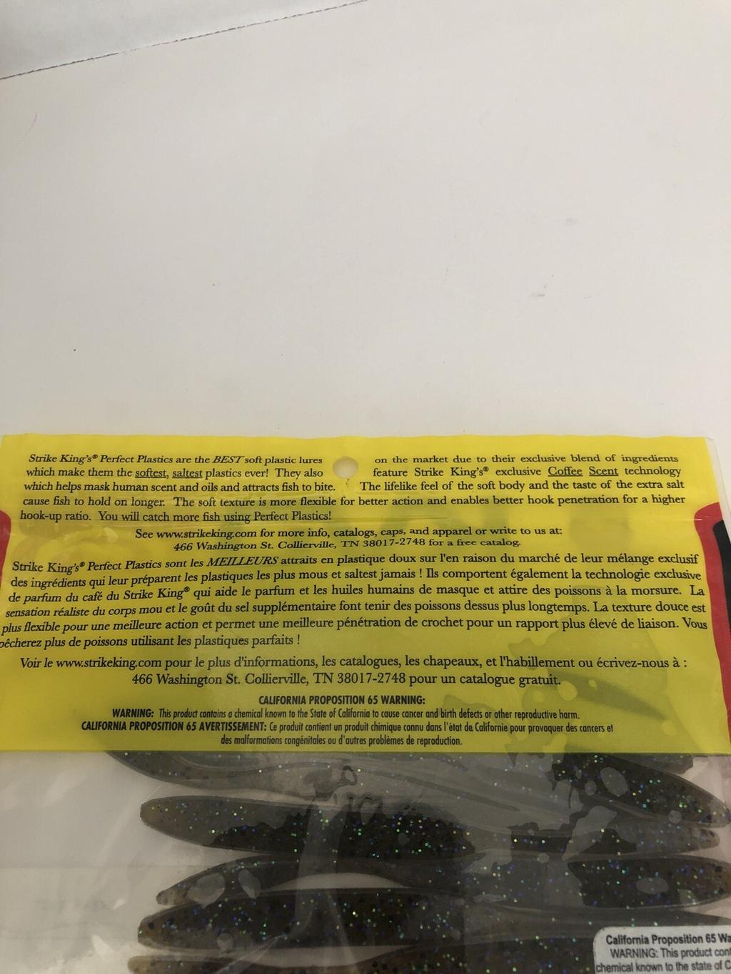 NEW STRIKE KING Perfect Plastics KVD Dream Shot 4 1/4" SHIPS N 24HRS - Image 6