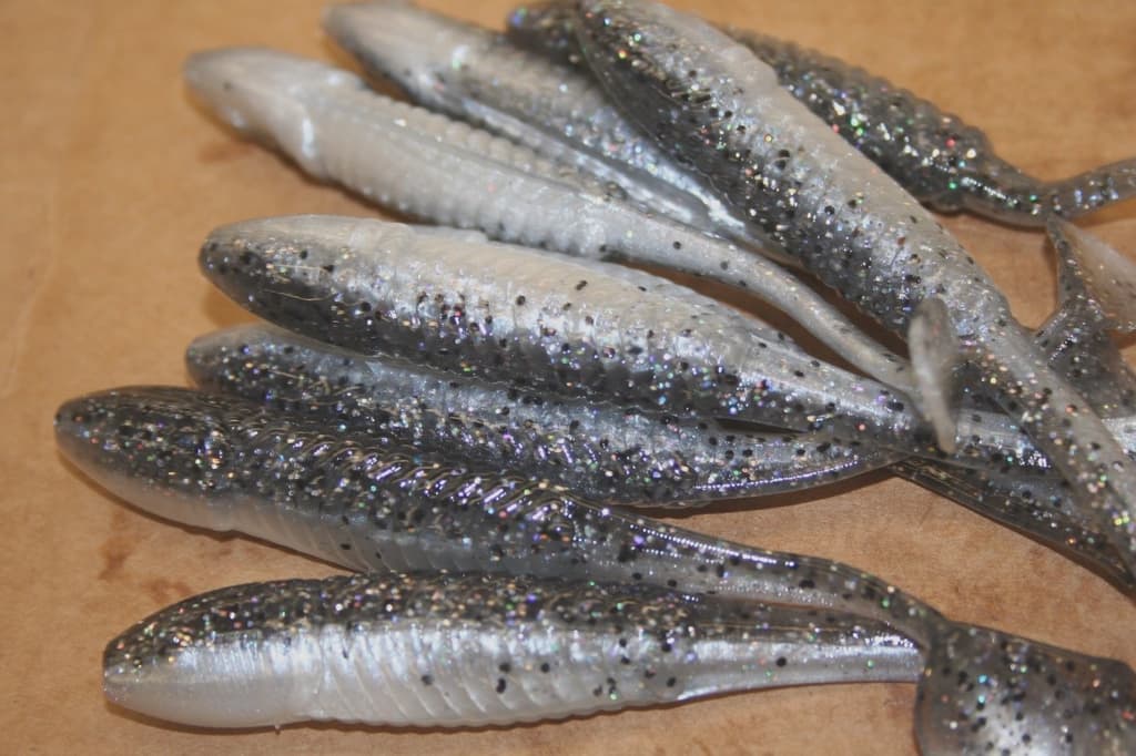 5" Swim Minnow Magic Shad Paddle Tail Swimbait Trailer for A Rig 50 pack Bulk - Image 4