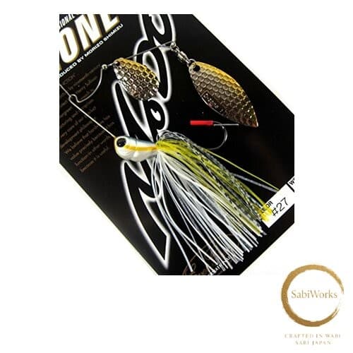 New Evergreen Spinnerbait D-Zone Tandem Willow Leaf  3/8 oz  Chart Shad #27 - Image 1