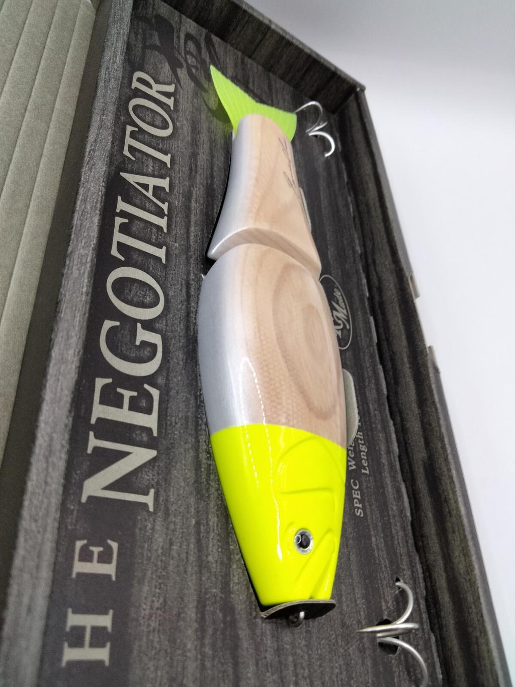 LIMITED Roman Made Negotiator from Japan Glide wood swimbait rare lure NIP HTF 6 - Image 5