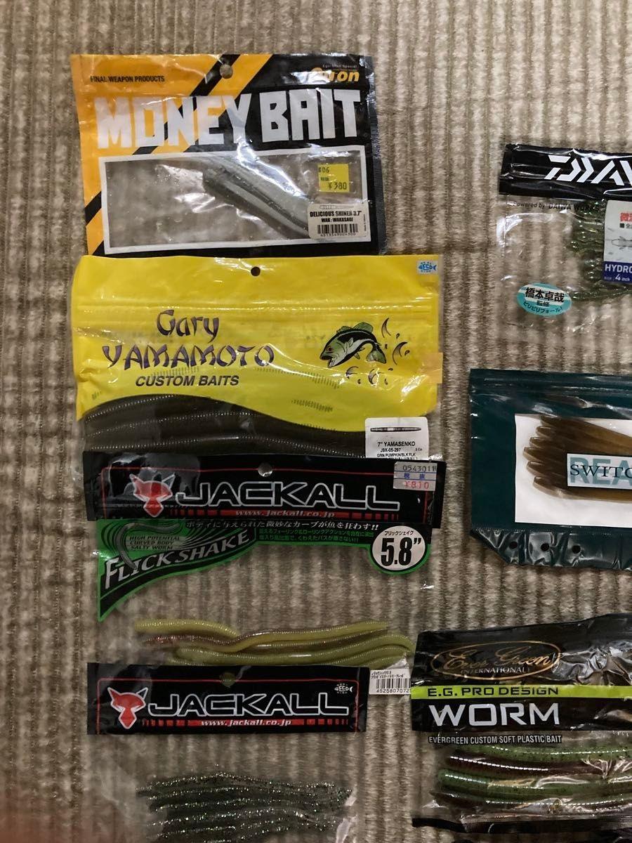 Worm lot sale, , Issei, Gary Yamamoto, Gan Craft, Raid Japan, Bass fishing - Image 2