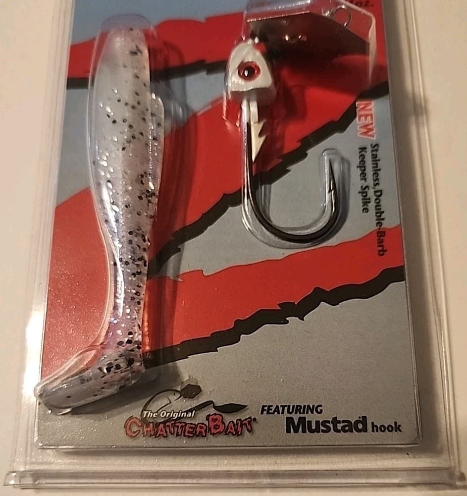 New Z-Man ChatterBait DieZel Fishing Lure 1/4 oz CBD14-08 Pearl Blue Mustad Hook - Image 9