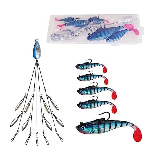 Alabama Rig Kit 5 Arms Alabama Umbrella Rig Bass Fishing Kit a Rig Type a - Image 3