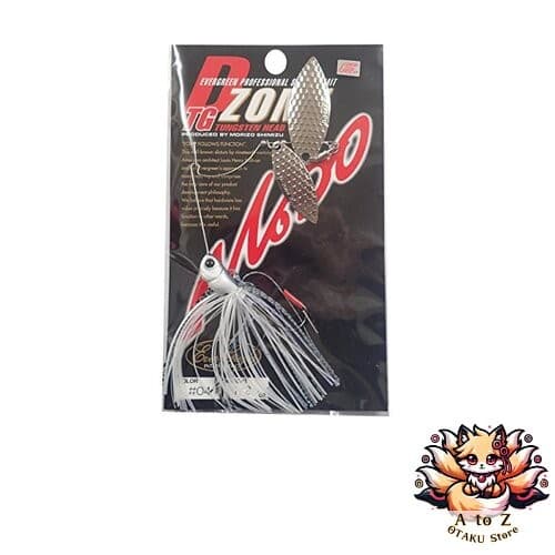 NEW Evergreen Spinnerbait D-Zone TG Double Willow Leaf 1/2oz Super White #04 - Image 1