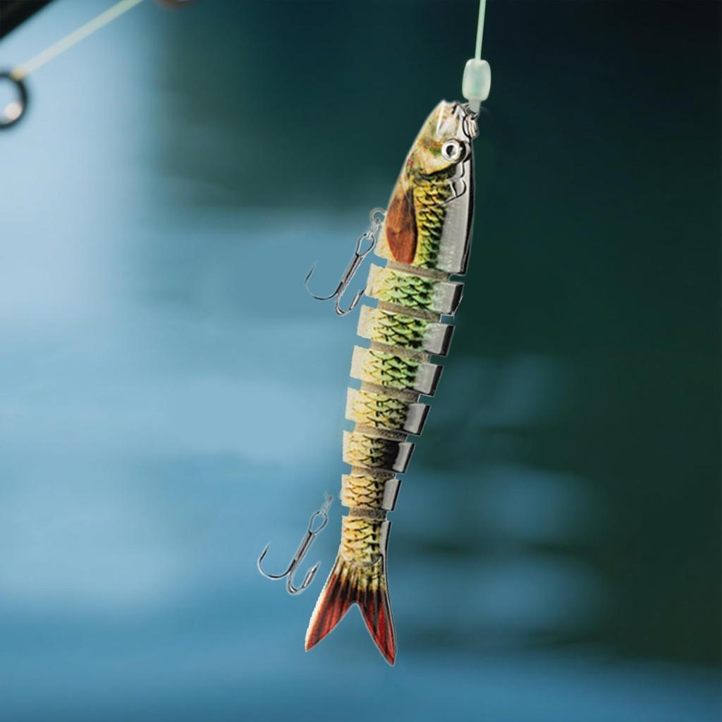 3Pcs Swimbait for Bass Fishing Realistic Fish Lures Bass Trout Crappie Walleye - Image 2