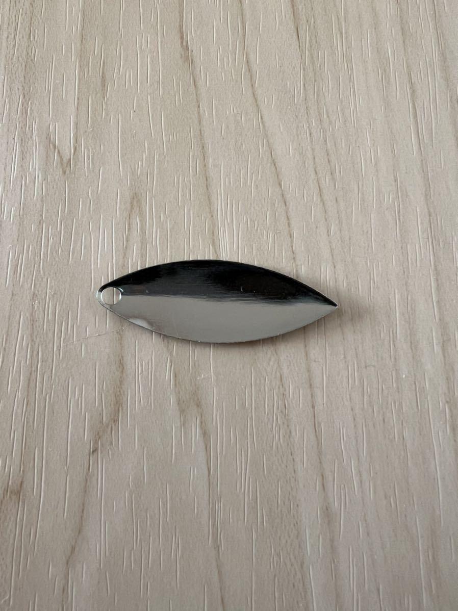 Blade Willow Leaf Spinnerbait Blade Tune 3.5" Silver for Alabama Rig Used - Image 1