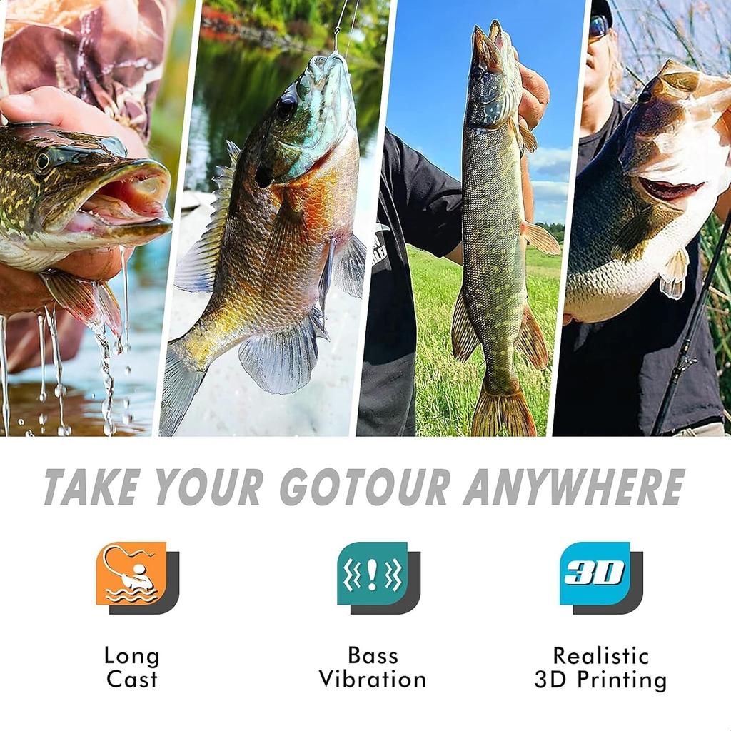 Pre-Rigged Soft Fishing Lures, Curly Tail Swimbait for Bass, Crappie, Trout - Image 7