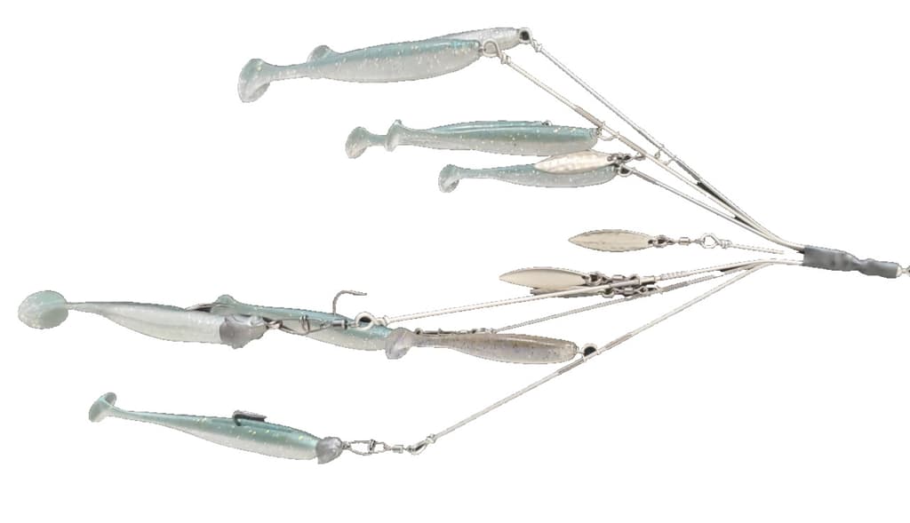 Mega Baitball - Premium Hardware - Alabama Umbrella Rig - BAITS NOT INCLUDED - Image 9