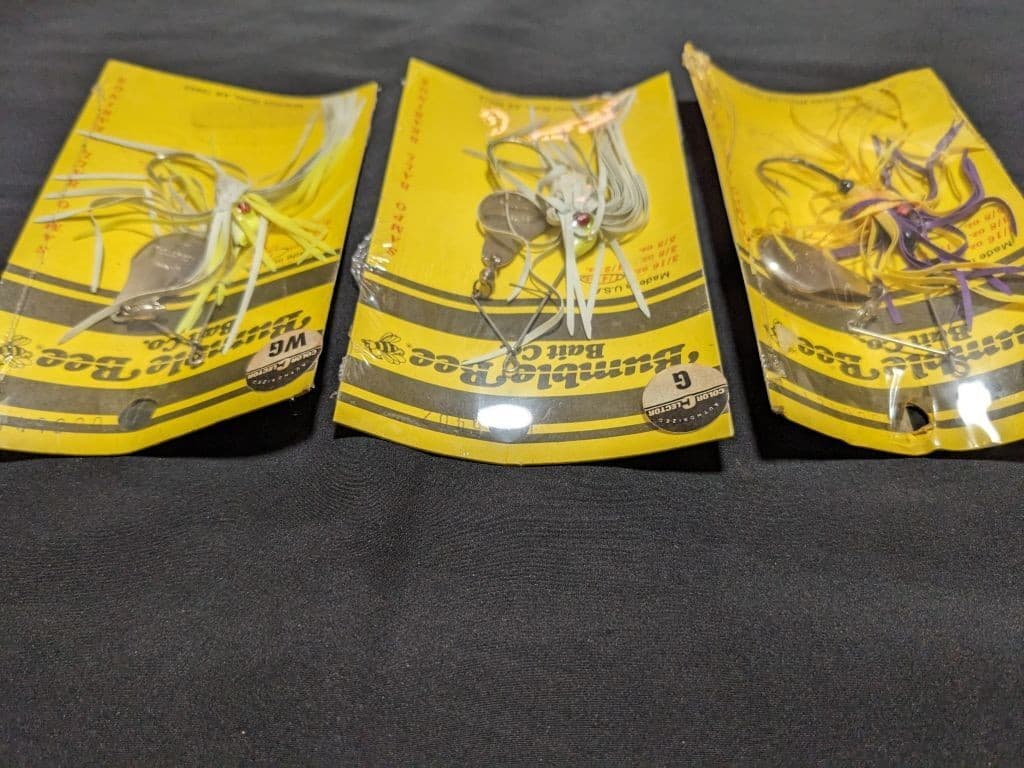 Bumble Bee spinnerbait 1/4oz set of 3 Near Mint1 Bumble Bee Bait Co. American - Image 6