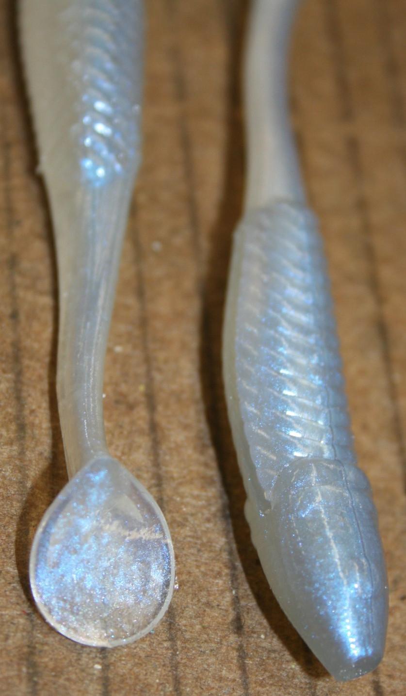 5" Swim Minnow Alewife Paddle Tail Swimbait Trailer for A Rig 50 pack Bulk Bag - Image 8