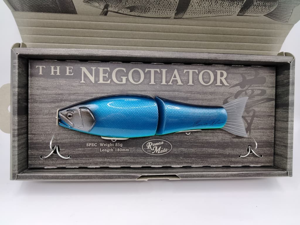 LIMITED Roman Made Negotiator from Japan Glide wood swimbait rare lure NIP HTF 9 - Image 2