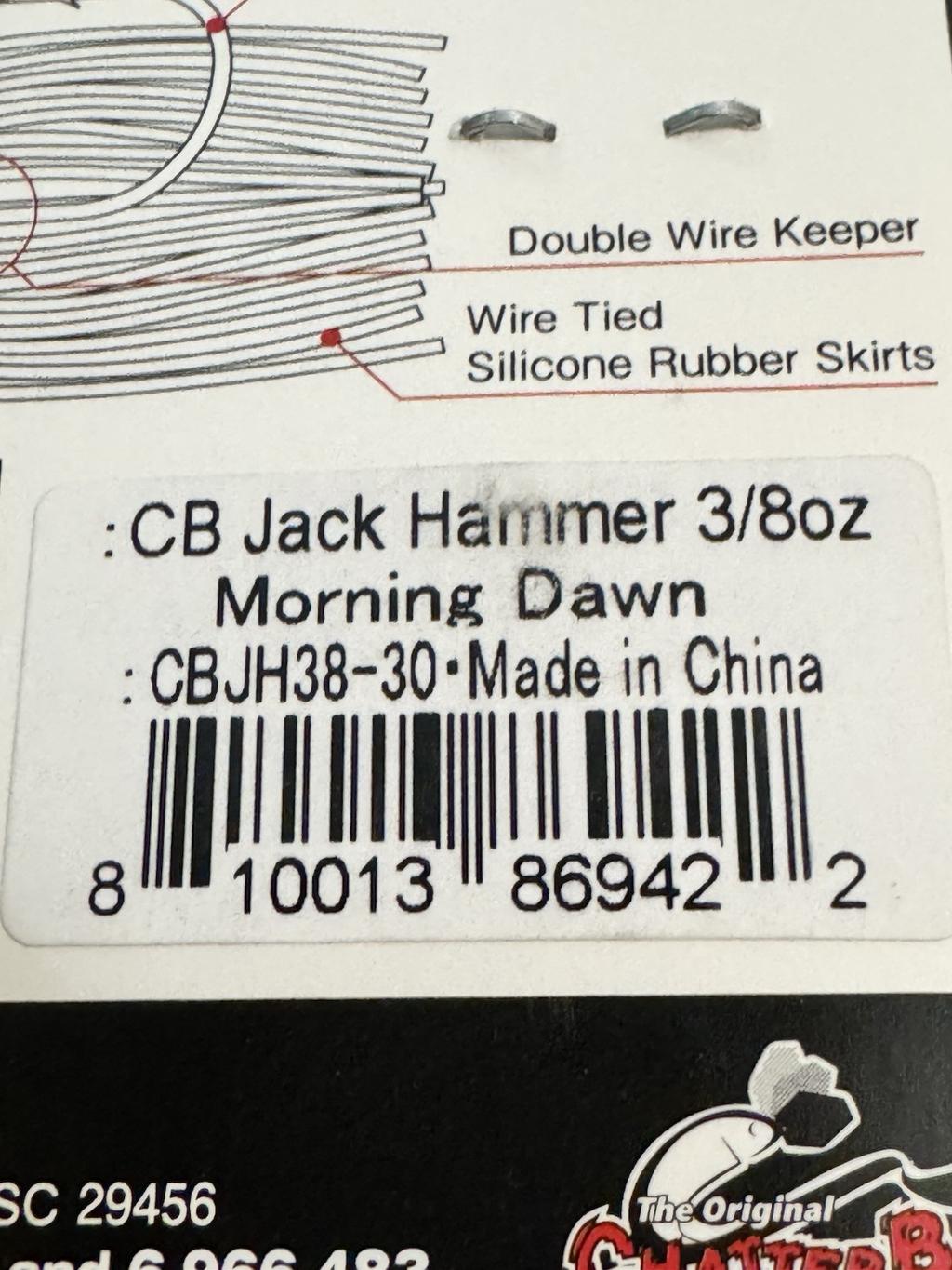 Z-man Jackhammer Chatterbait  3/8oz Morning Dawn - Image 4