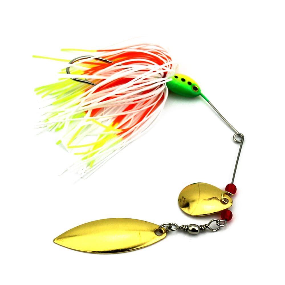 5pcs 16.3g Spinnerbaits Blade Bait Rubber Skirt Buzzbait Fishing Lures Spoon - Image 6