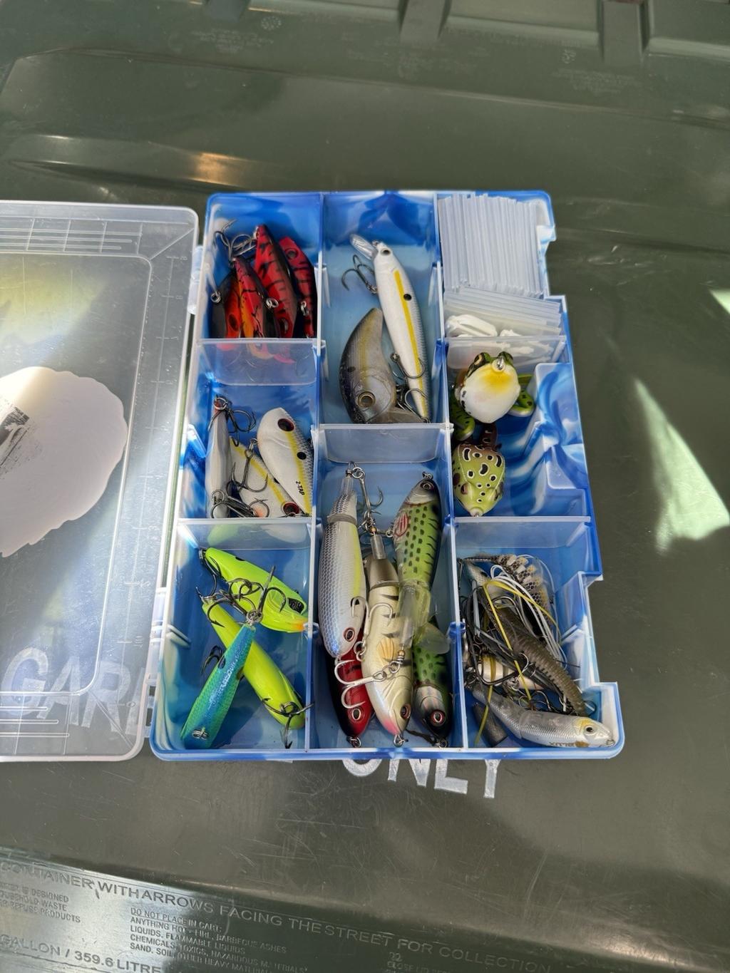 Googan Squad, River2Sea & Strike King Fishing Lure FOR BASS Box Lot (25+ baits) - Image 1
