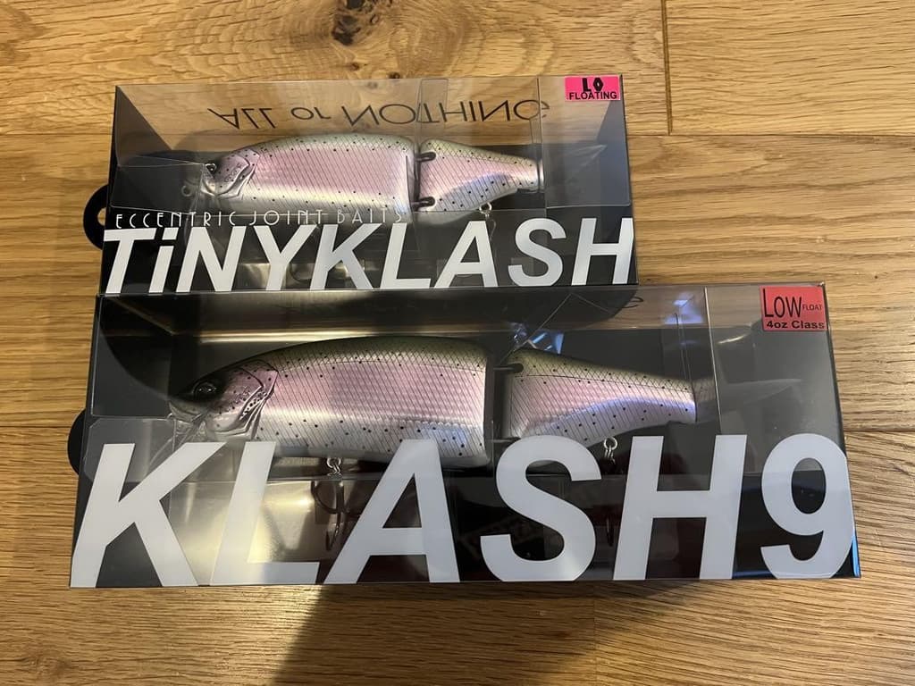 DRT KLASH9 & Tiny KLASH MagicTrout Color Set Bigbait Swimbait Japan Limited NEW - Image 1