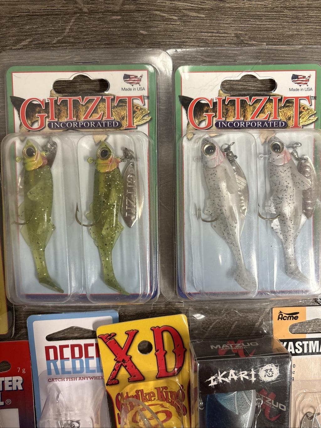 Fishing Lures Lot Of 13 Strike King Rebel Rooster Tail Gitzit Berkley Crankbait - Image 3