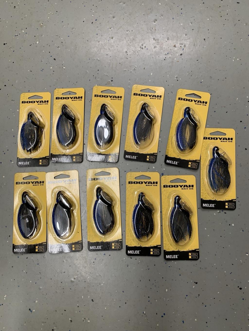 Booyah Melee/ Blk&Blue/ 3/8oz/ Lot Of 11 - Image 1