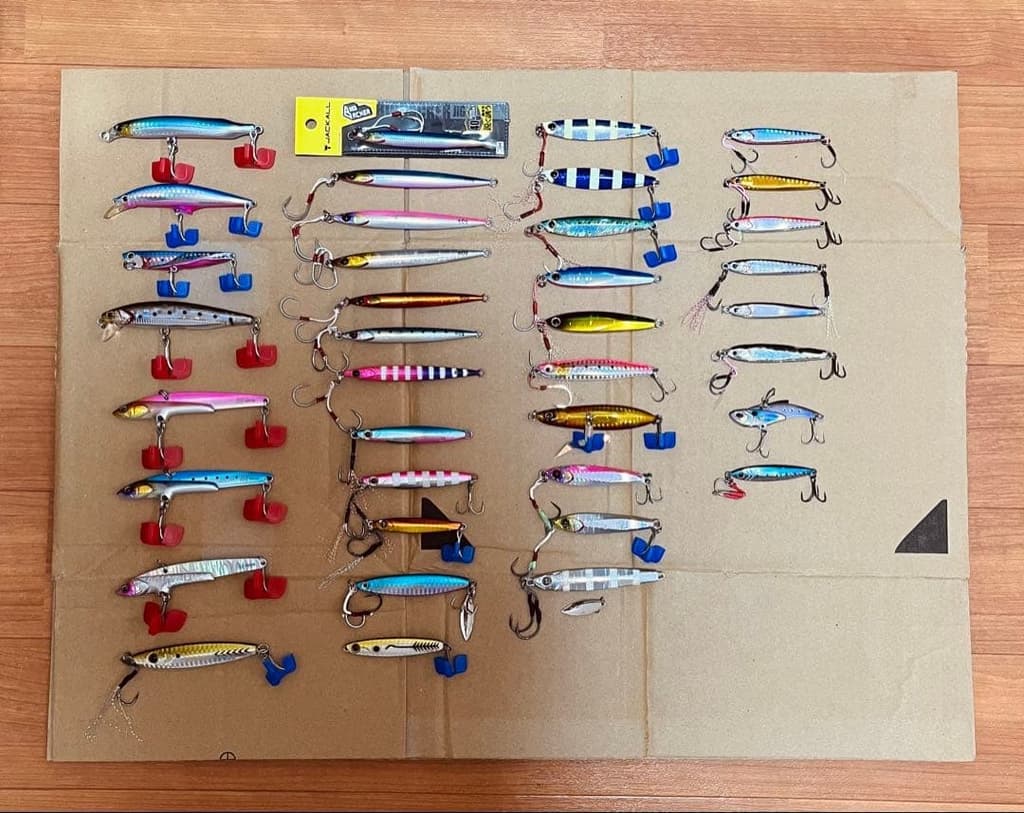 Daiwa Shimano Tackle House Jackall Metal Jig Lures Bulk 38pcs Used/NR - Image 1