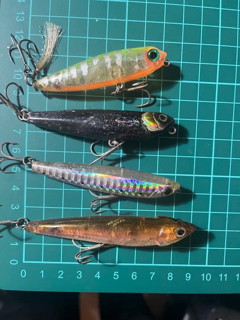 DogX Topwater Lure Set 4pcs, Pencil Baits, No Hooks, Fishing Accessories - Image 1