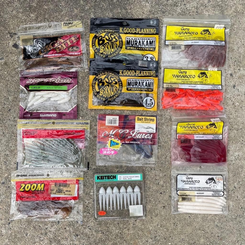 Gary Yamamoto and other worm setApproximately \10,000 total - Image 1