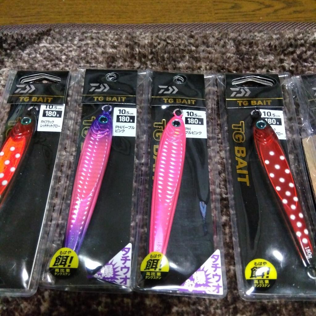 Daiwa Saltiga TG Bait 180g 120g Set Bumble's TG Slow Jigging Metal Jig - Image 2