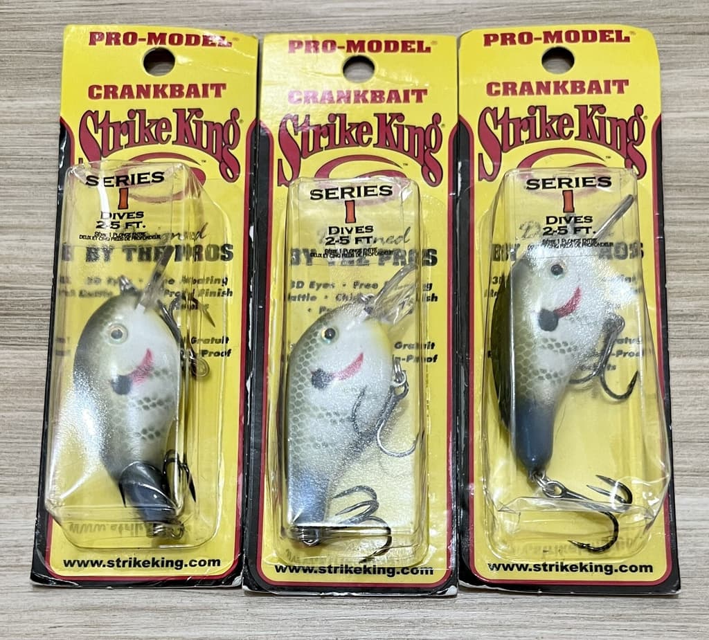 Strike King (Lot Of 3) Pro Model Series 1 Crankbaits, Bass Fishing, Brand New! - Image 11
