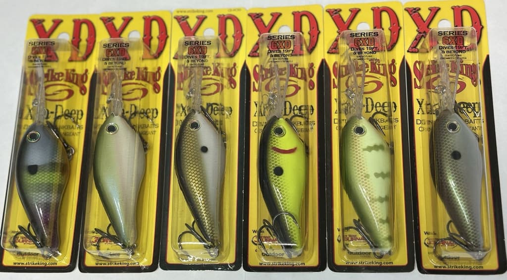 Strike King 6XD Crankbait - (Lot of 6) - Image 1