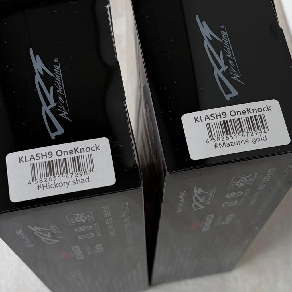 DRT KLASH9 Low OneKnock Swimbait Set Hickory Shad Mazume Gold New from Japan - Image 2