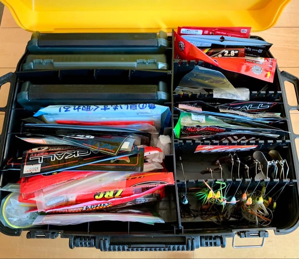 Black Bass Lure Set with Versus Box, Hard & Soft Baits, Spinners, Baits - Image 6