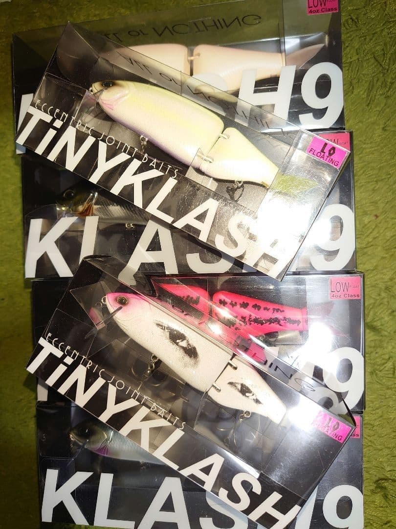 DRT KLASH9 & TINY KLASH Swimbait Set Panic Pink Sonic Queen Leveleye - Image 1