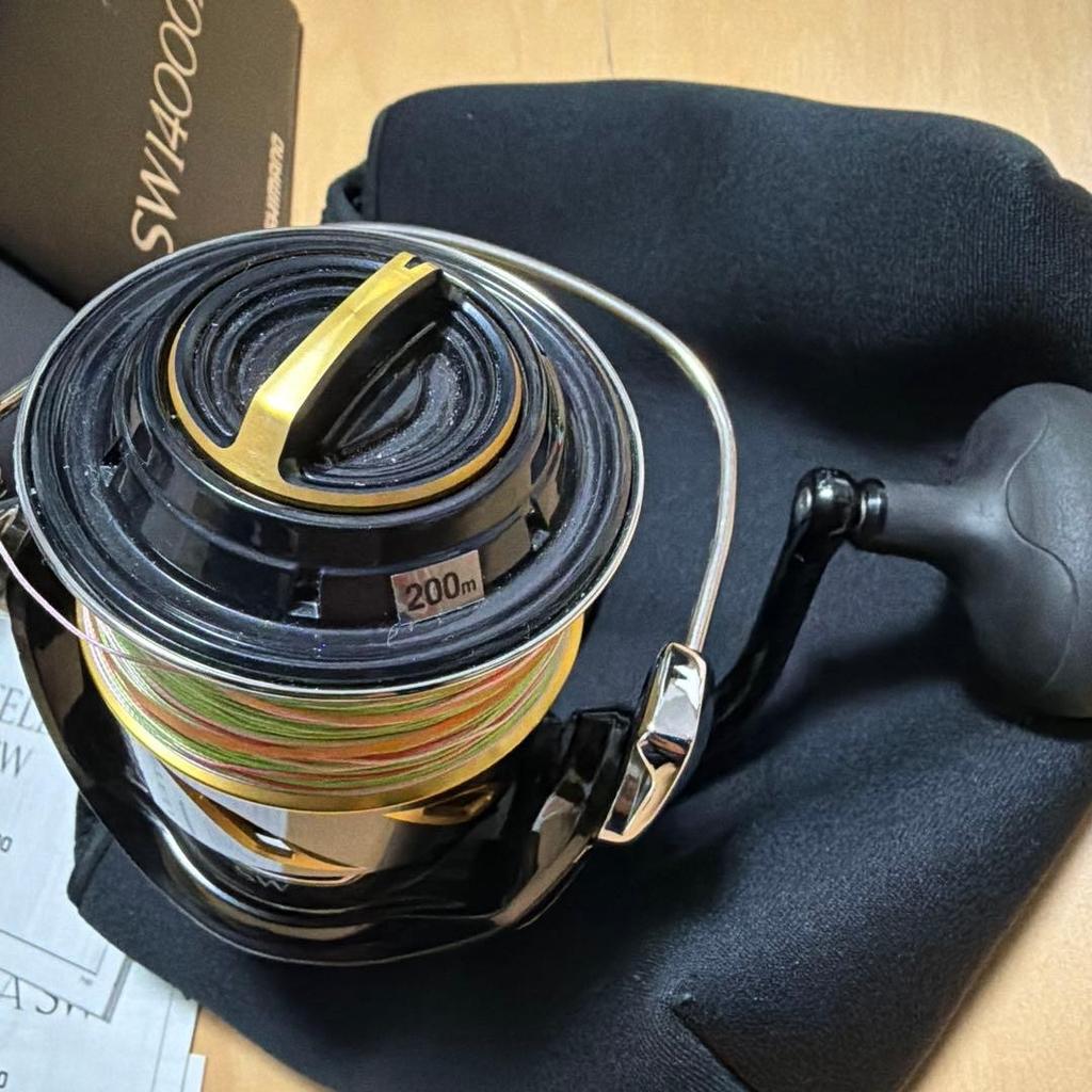 Shimano Stella SW 14000G Spinning Reel Line Included Used Excellent Condition - Image 9