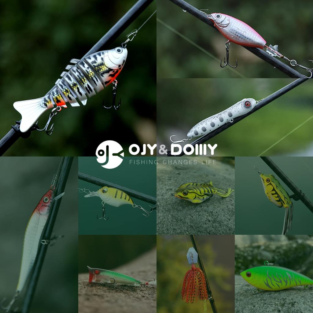 OJYDOIIIY Bass Fishing Lures Kit for Freshwater with Animated Swimbait,Topwat... - Image 3
