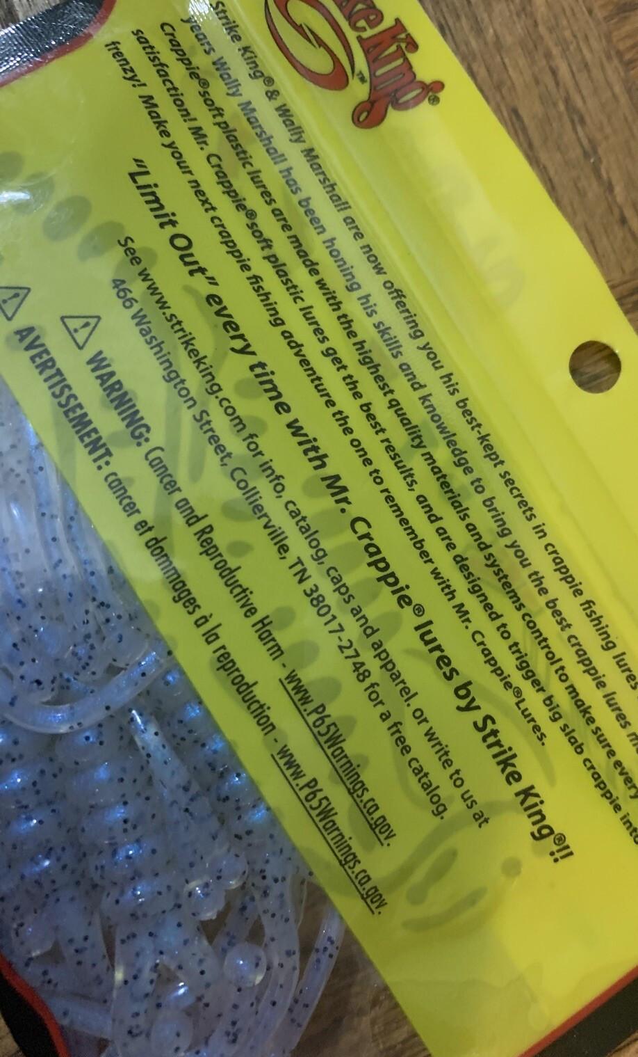 Mr. Crappie Strike King MRCJ2-41  2” Joker Glimmer Blue-1pk of 15pc-NEW-SHIP 24H - Image 5