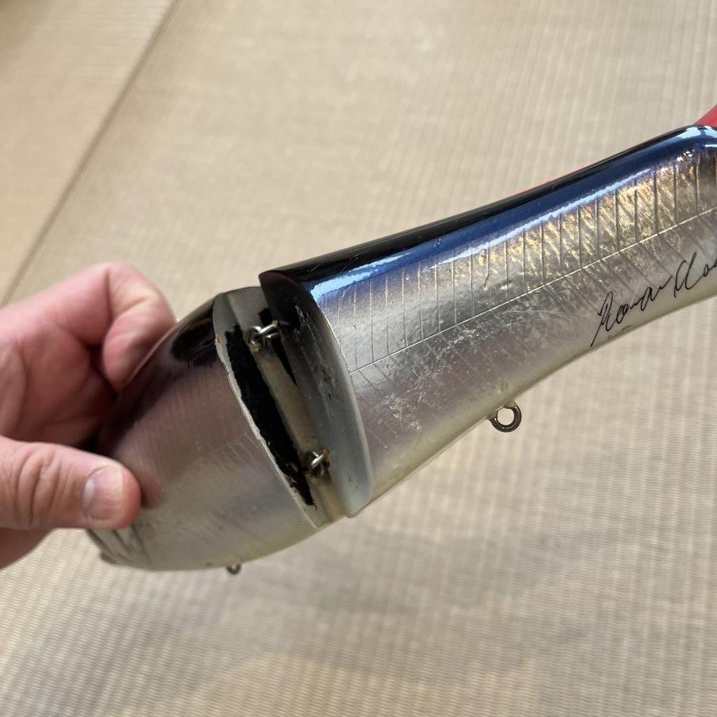 Roman Made Aluminum Mother Swimbait First Edition Custom Sponge Joint Tail - Image 4