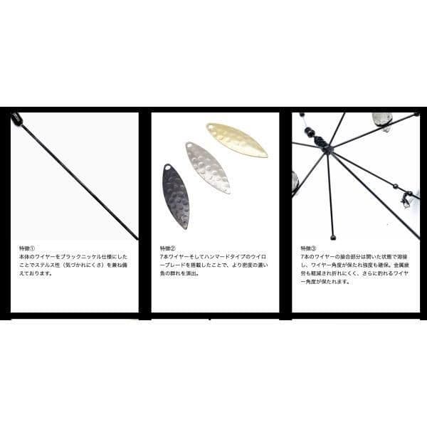 GEECRACH Stealth 7 Gunmetal Alabama Rig for Bass Used - Image 2