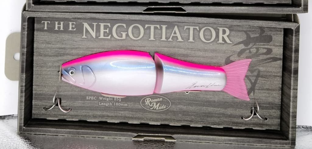 2 Lot LIMITED Roman Made Negotiator JDM Japan Glide wood swimbait rare lure NIP - Image 7