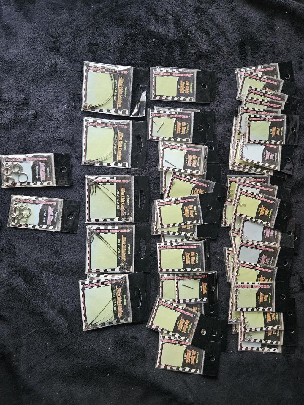  BULK LOT 62 PACKS Guide series brand fishing accessories  Fast Snaps, Leaders - Image 1