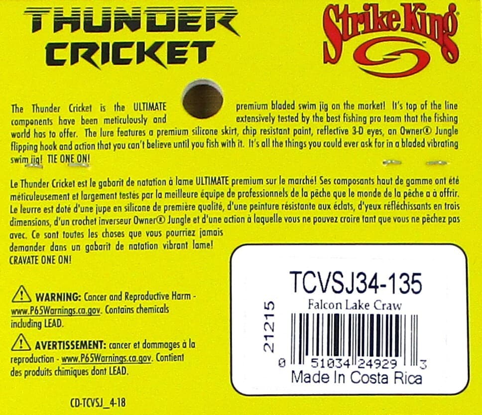 (12) Strike King 3/4 Oz Thunder Cricket Bladed Vibrating Jigs Assortment #1 New - Image 10
