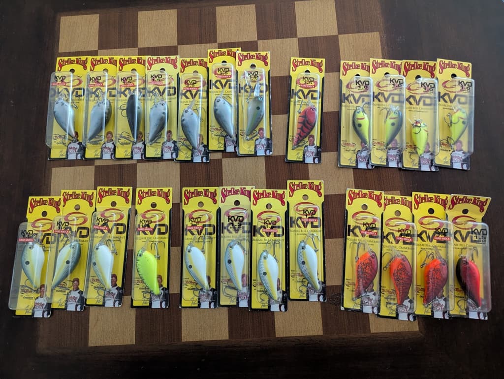 Lot 51x Strike King KVD 1.0/1.5/2.5/Pro Model 5/Splash/DAWG/Elite/Jerkbait NEW - Image 4