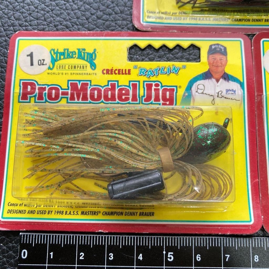 810162 New Strike King Rattling Pro el Jig 1oz 3 pieces set ⑨ Strike King Pro - Image 3