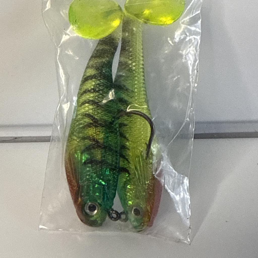 Creme Spoiler Shad 3" Swimbait FireTiger 2pk. - Image 3